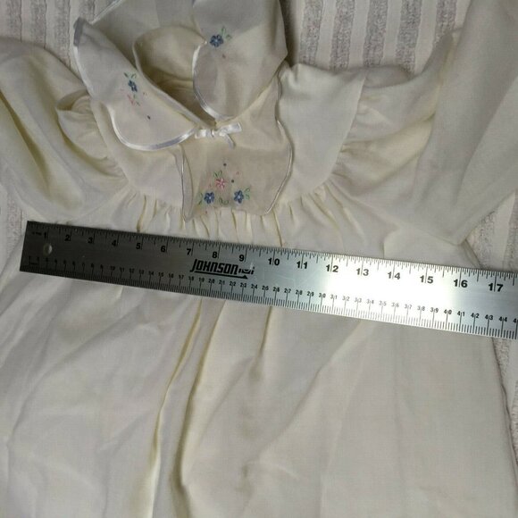 Vintage Confezioni Anotarnicola Bimbi Kids Sz 55 Dress Embroidered Collar Pleats - Picture 6 of 9